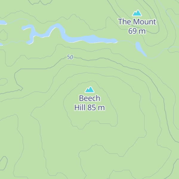 Map of Beech Hill
