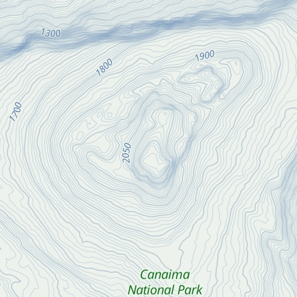 Map of Murisipán Tepuy
