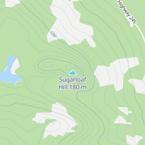 Map of Sugarloaf Hill
