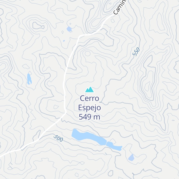 Map of Cerro Espejo