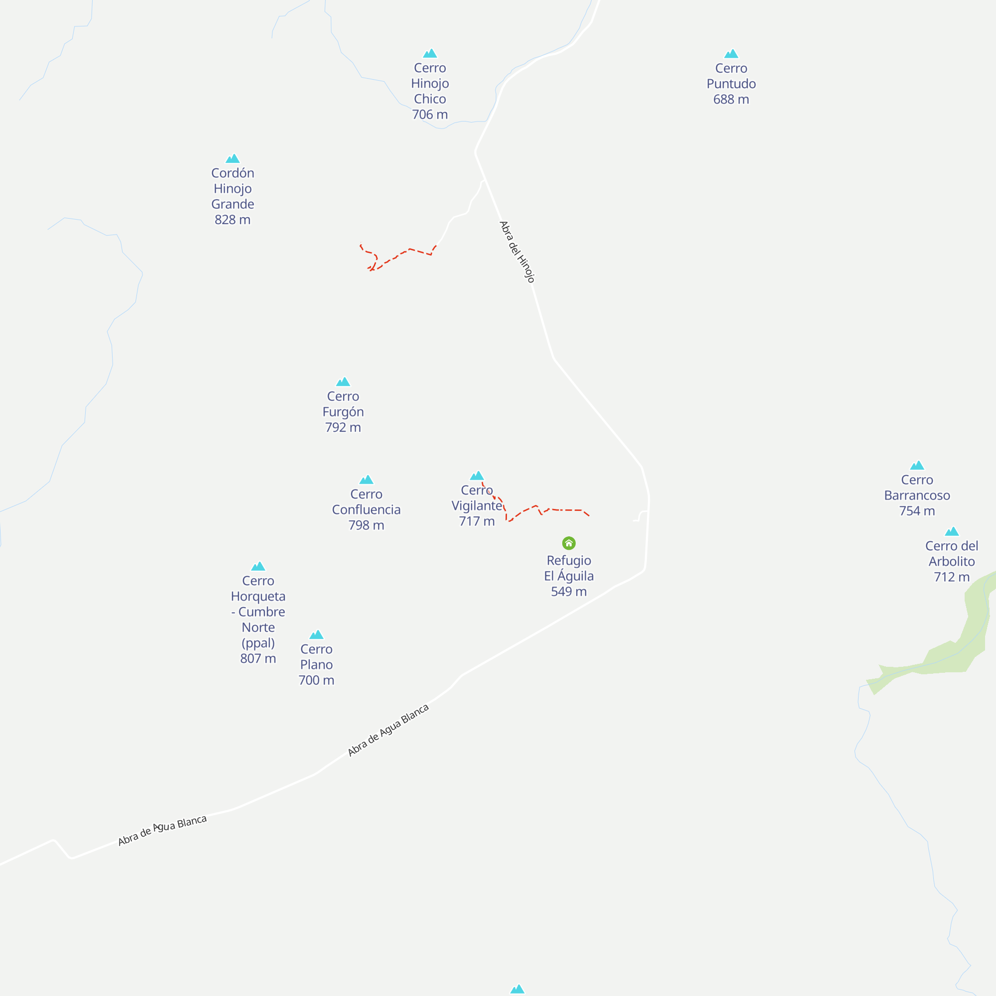 Refugio Huellas de Amistad map