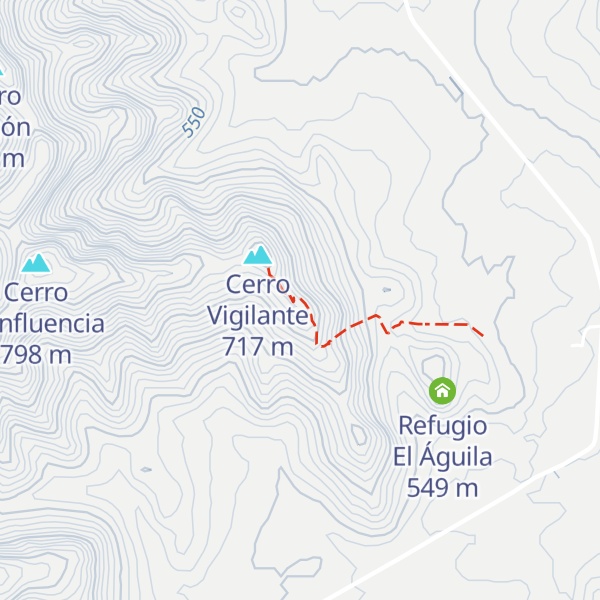 Map of Refugio Huellas de Amistad