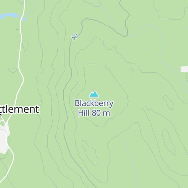 Map of Blackberry Hill