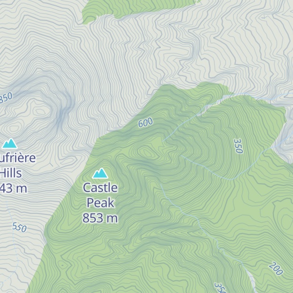 Map of Roche’s Mountain