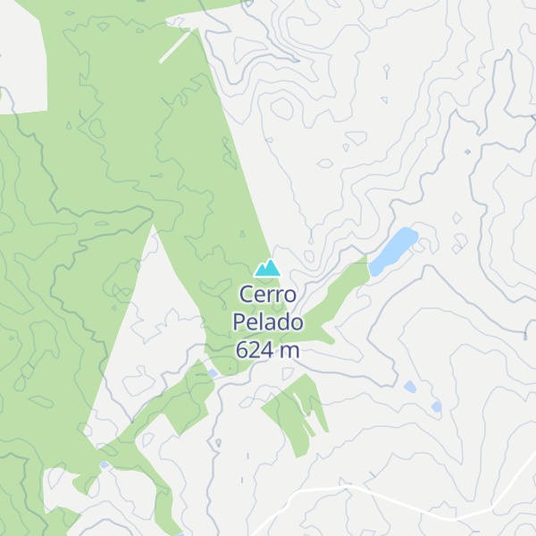 Map of Cerro Pelado