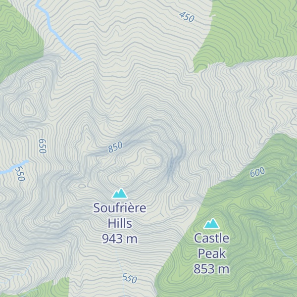 Map of Chances Peak