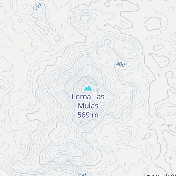Map of Loma Las Mulas
