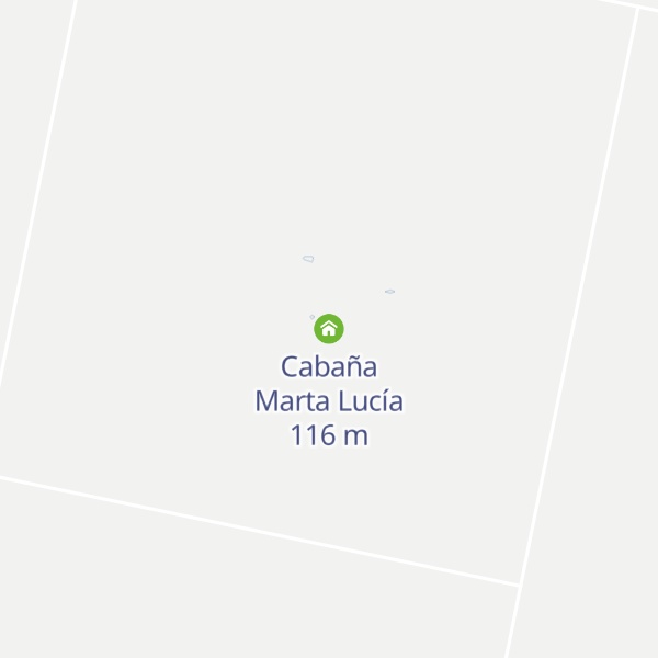 Map of Cabaña Marta Lucía