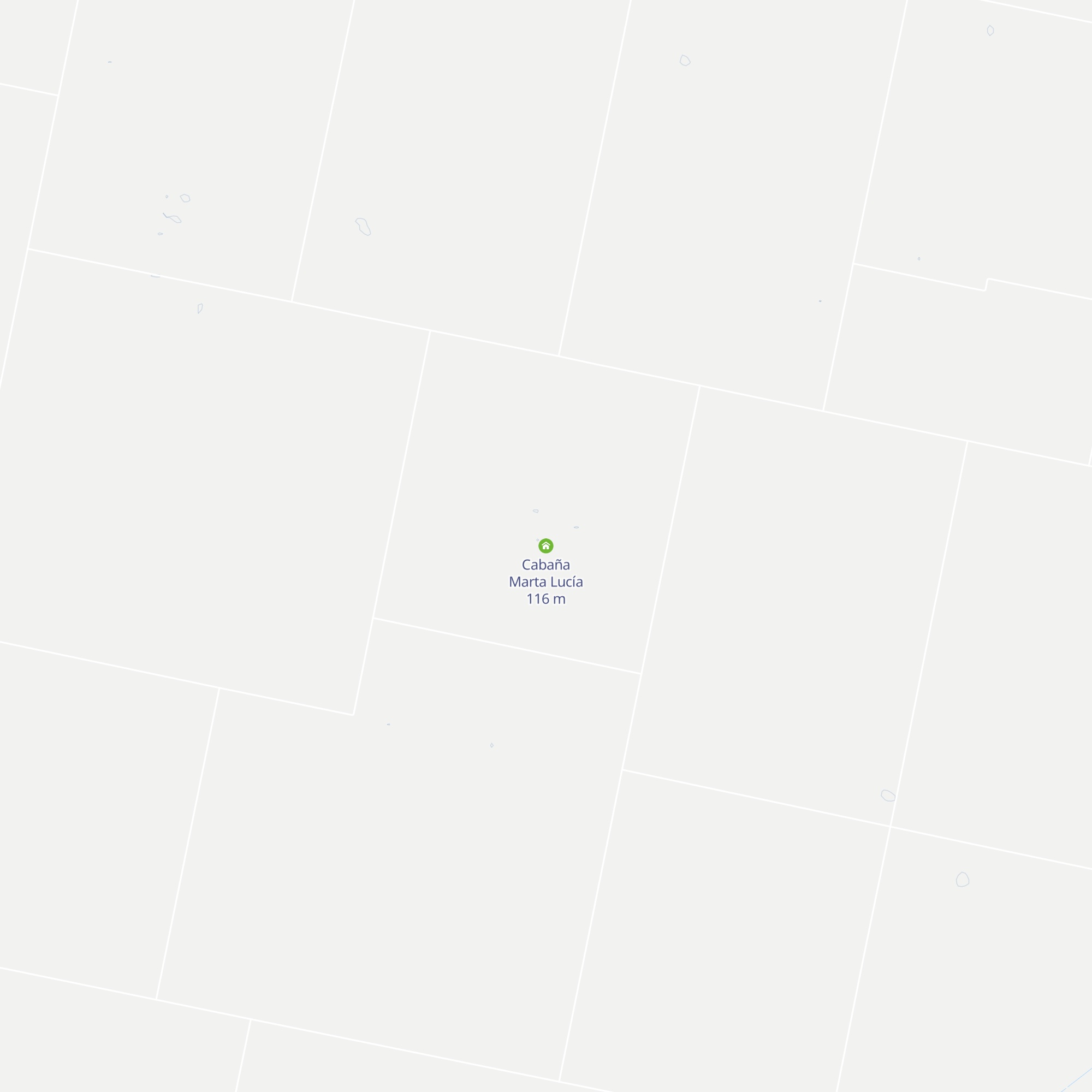 Cabaña Marta Lucía map