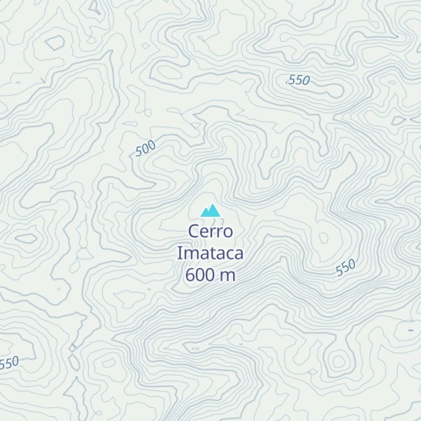 Map of Cerro Imataca