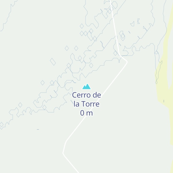 Map of Cerro de la Torre