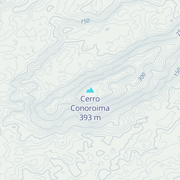 Map of Cerro Conoroima