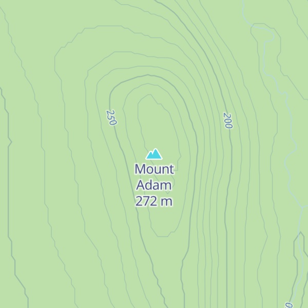 Map of Mount Adam