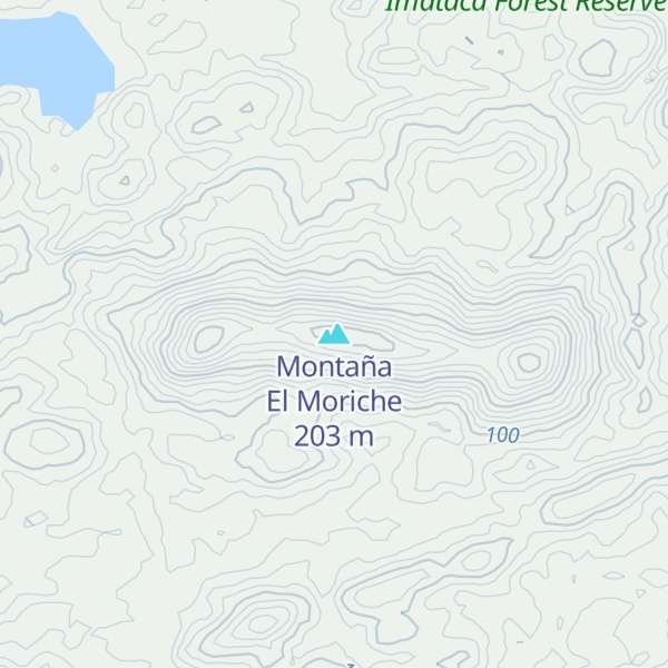 Map of Montaña El Moriche