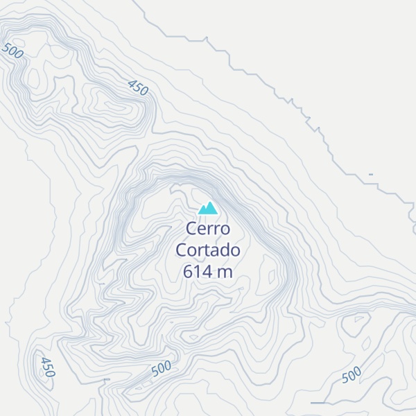 Map of Cerro Cortado