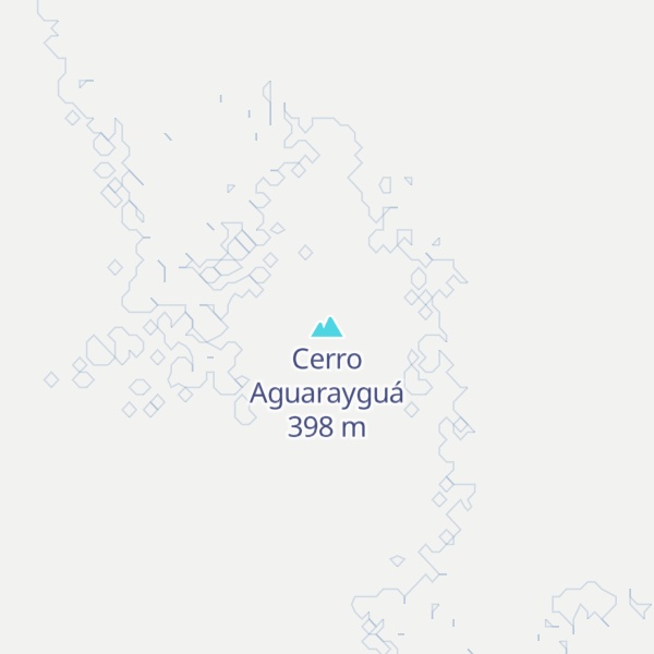 Map of Cerro Aguarayguá