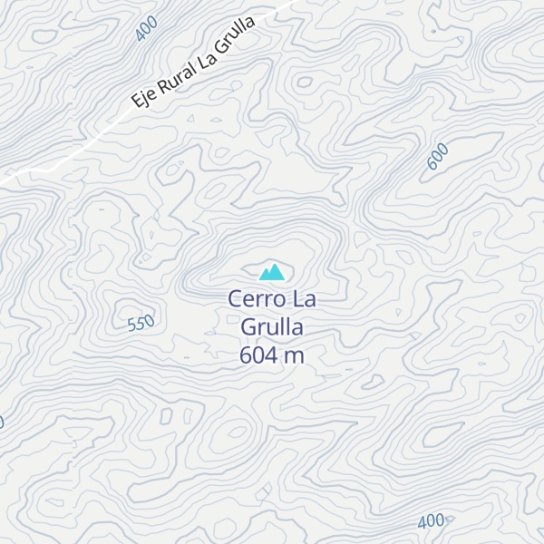 Map of Cerro La Grulla