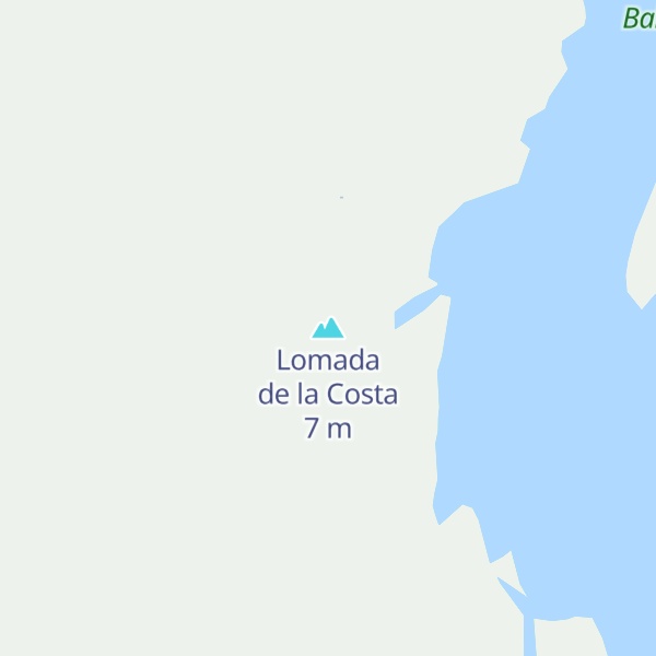 Map of Lomada de la Costa
