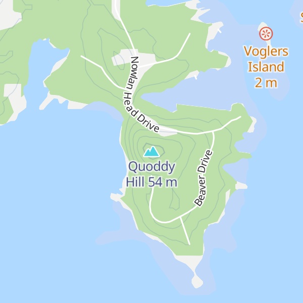 Map of Quoddy Hill