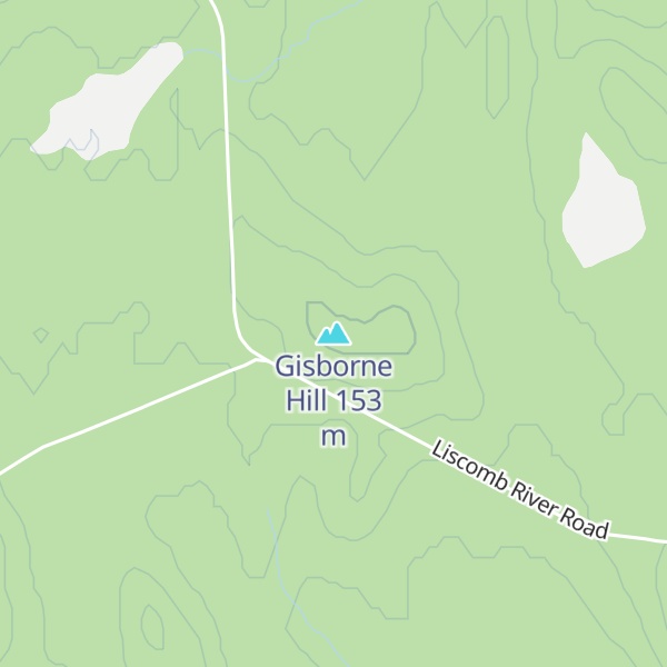 Map of Gisborne Hill