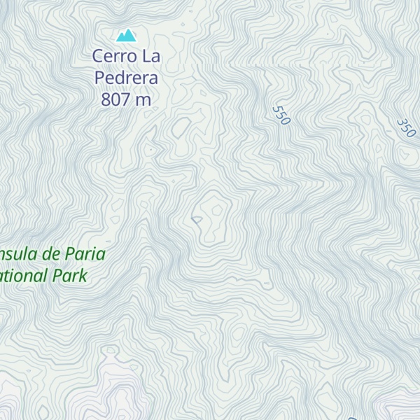Map of Cerro Bolaño