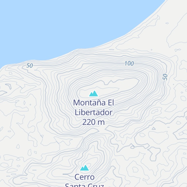 Map of Montaña El Libertador