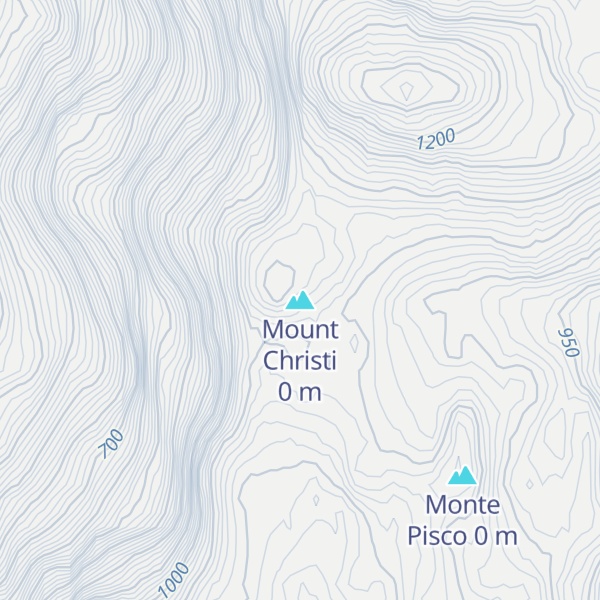 Map of Mount Christi