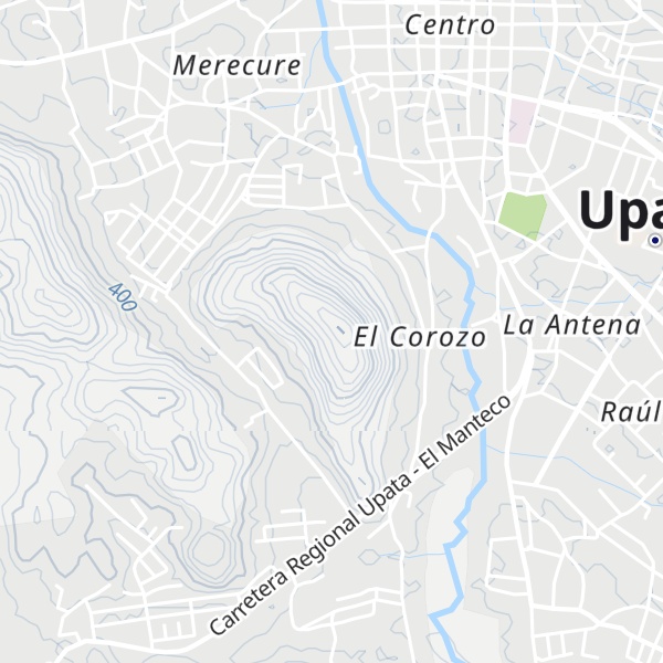 Map of Cerro El Corozo
