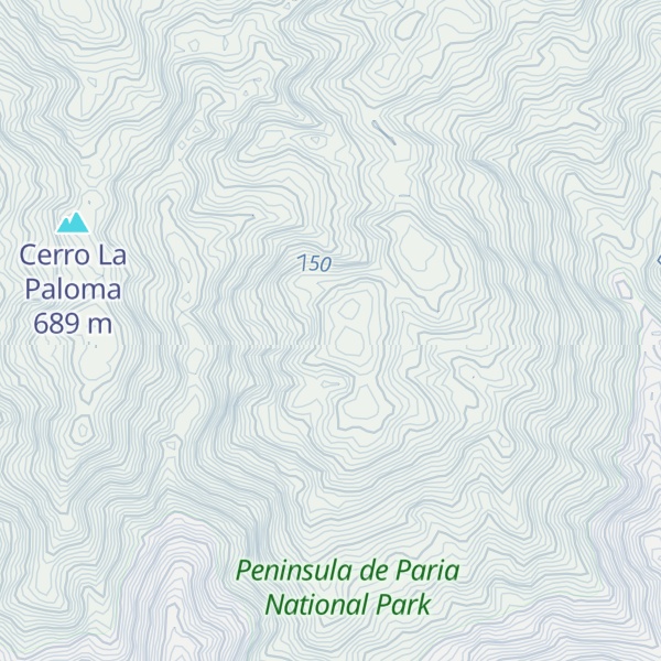 Map of Cerro El León