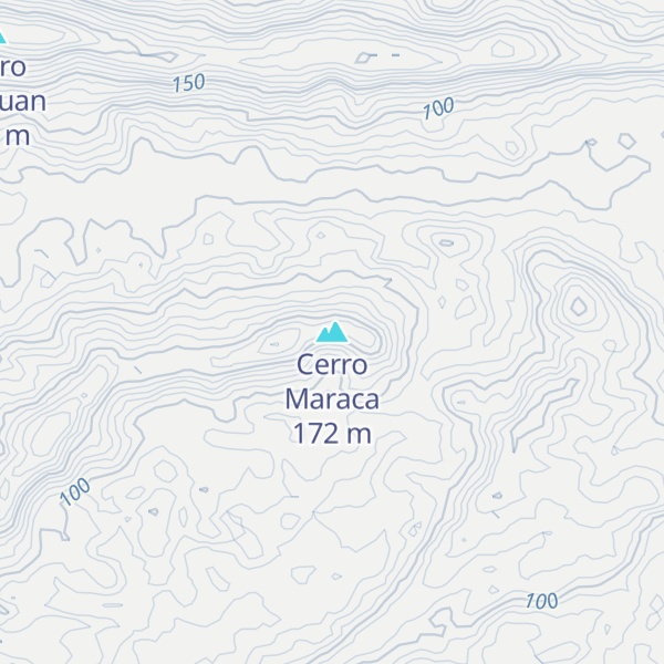 Map of Cerro Maraca