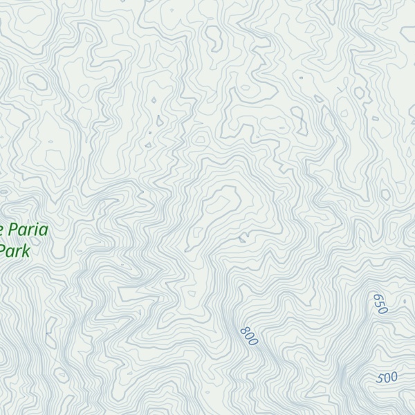 Map of Cerro Agua Caliente