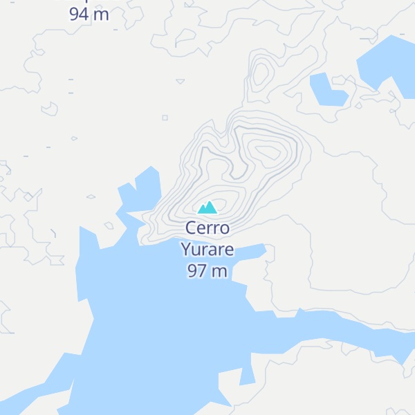 Map of Cerro Yurare