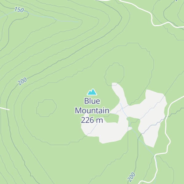 Map of Blue Mountain