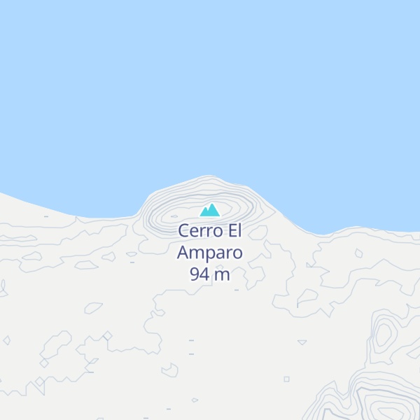 Map of Cerro El Amparo