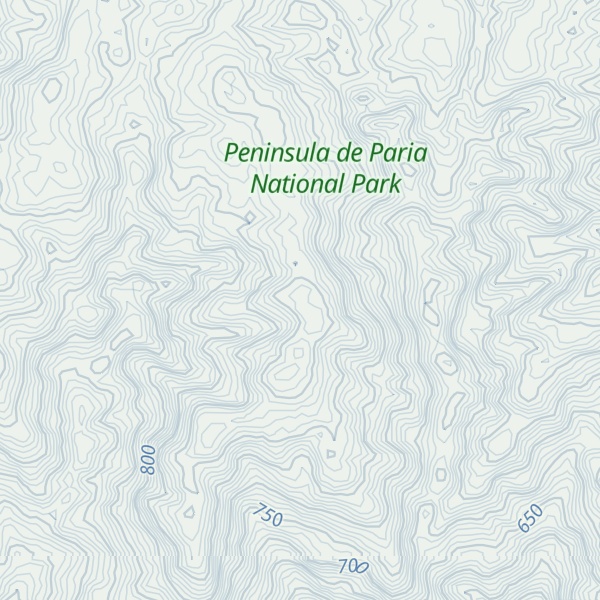 Map of Cerro Sacamanteca