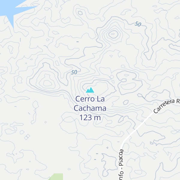Map of Cerro La Cachama