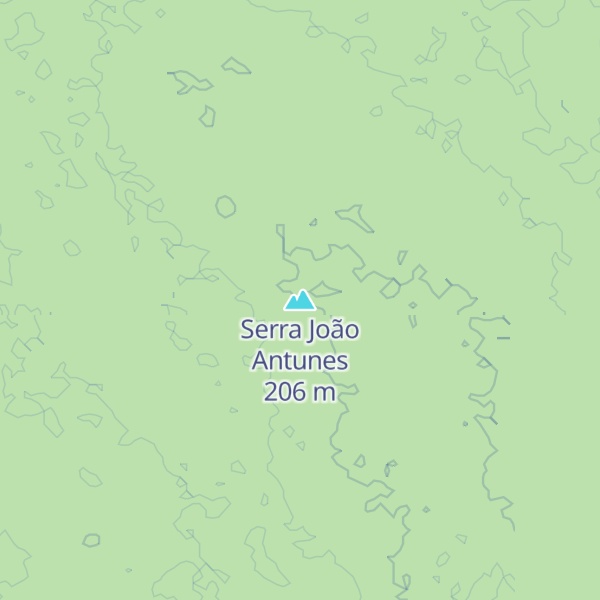 Map of Serra João Antunes