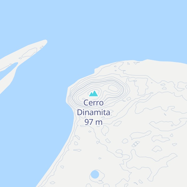 Map of Cerro Dinamita