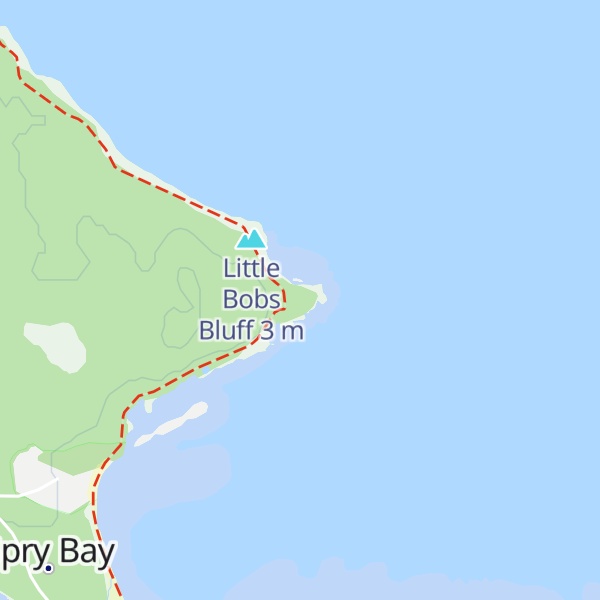 Map of Bobs Bluff