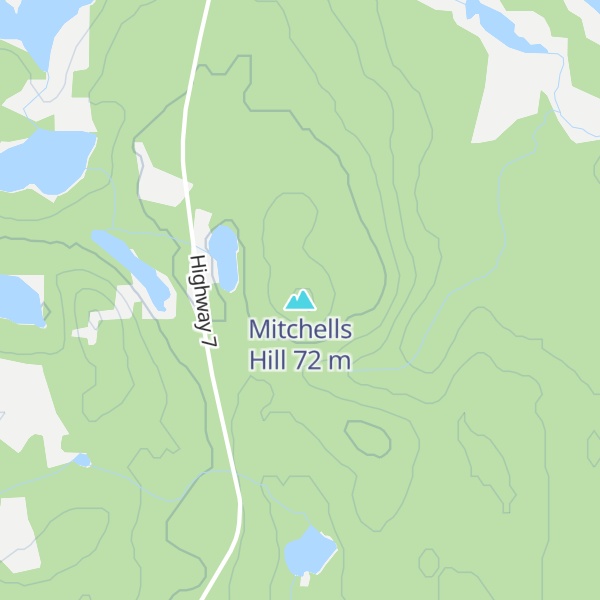 Map of Mitchells Hill