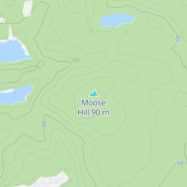 Map of Moose Hill