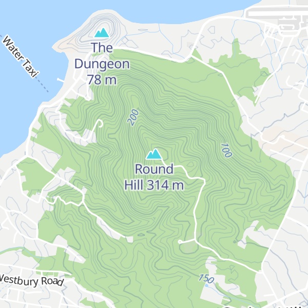 Map of Round Hill