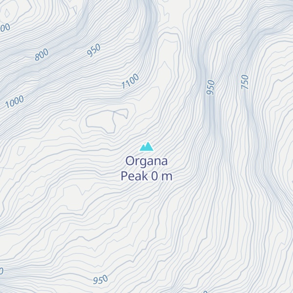 Map of Organa Peak