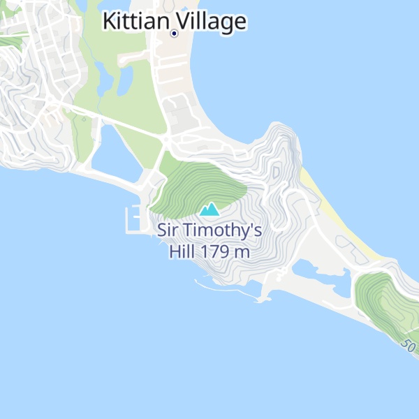 Map of Sir Timothy's Hill