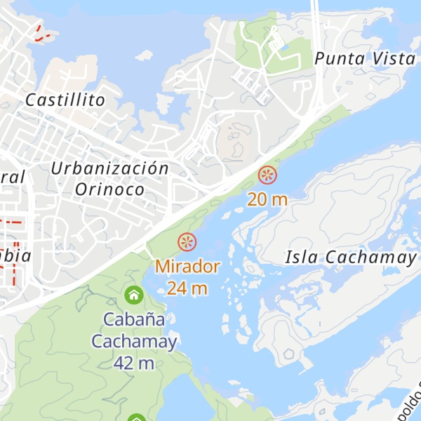 Map of Cabaña 6