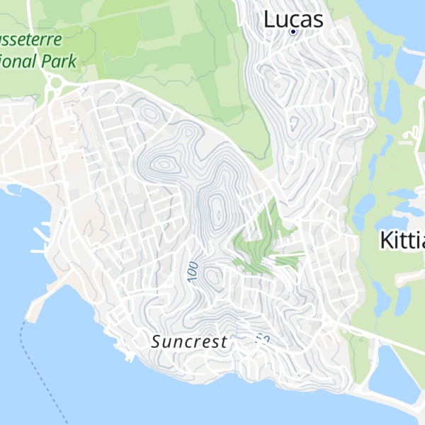 Map of Bird Rock
