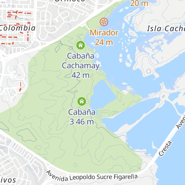 Map of Cabaña 2