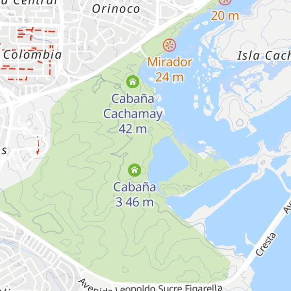 Map of Cabaña 3
