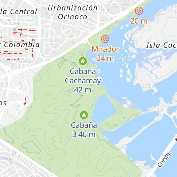 Map of Cabaña 4