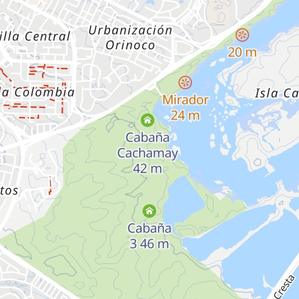 Map of Cabaña 5